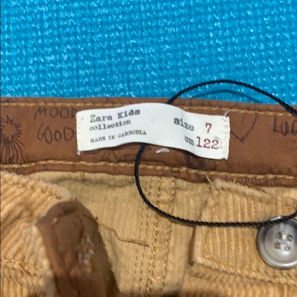 tan jean mini skirt - Picture 2 of 2